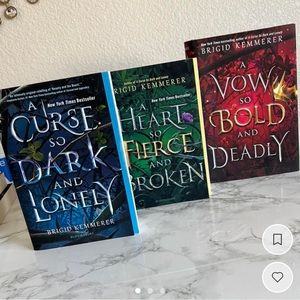 A Curse So Dark & Lonely Book Trilogy by Brigid Kemmerer